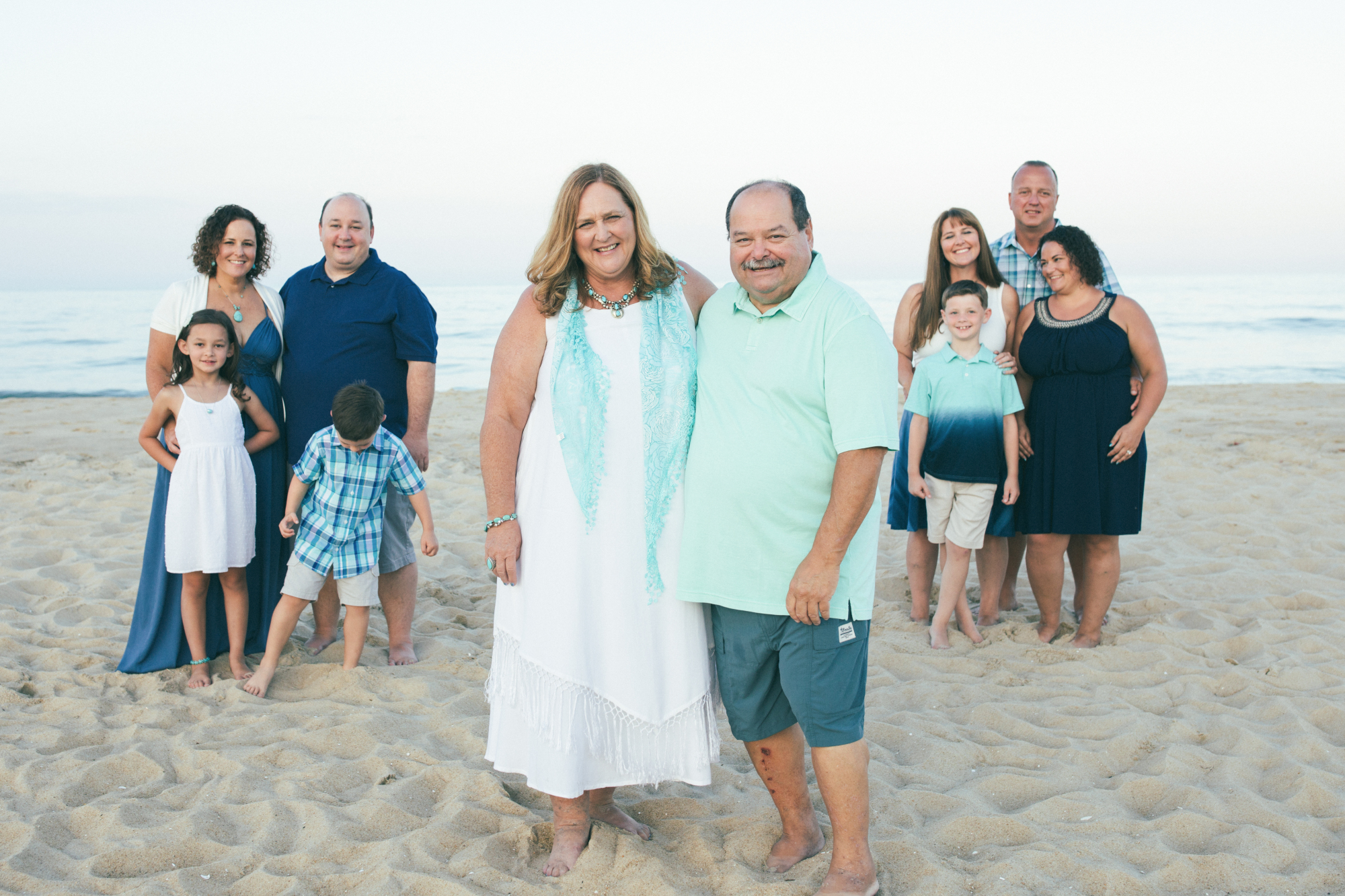 Candid family photo session on the Delaware beach
